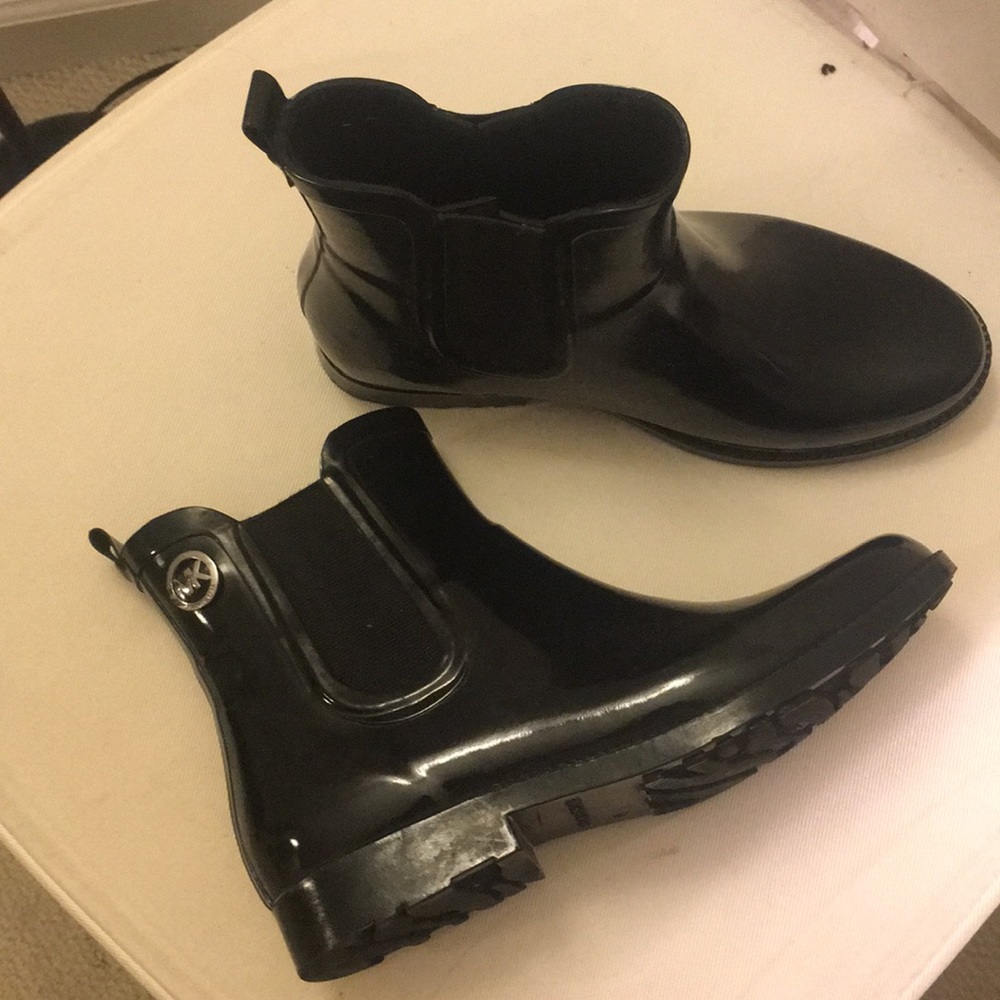 Practically new Michael kors rain boots